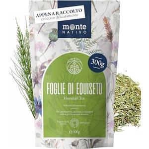 Monte Nativo Еquiseto Тisana Monte Nativo (300g) - Erbe aromatiche senza additivi - Infusi e tisane per la tazza di tè più deliziosa - Raccolte ed Essiccate Delicatamente - Tè alle erbe aromatico - Herbal Tea