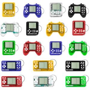 Vicloon 18 Pezzi Portachiavi con Gioco di Mattoni, Mini Portachiavi con Gioco Arcade Tetris Portatile, 26 Giochi Classici Integrati, Perfetti Come Regalini per Feste di Compleanno (18PCS)