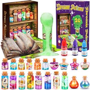 Subtail Kit Per Pozioni Fatate Per Bambini - Lavoretti Creativi per Bambini 6-12 Anni - Gelatina Magica Bambina Acqua - Giochi per Bambino Halloween Regalo Bambina 6 7 8 9 10 11 Anni
