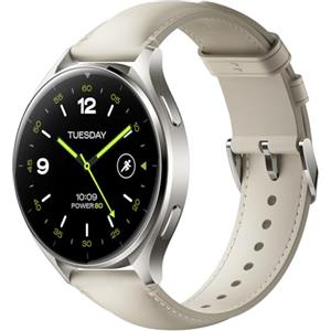Xiaomi Watch 2 (Smartwatch), Google Wear OS, Display AMOLED 1.43", Autonomia Fino a 65 ore, 160+ Modalità Sportive, Snapdragon W5+ Gen1, 5ATM, Monitoraggio Salute, GNSS L1+L5 a 5 Sistemi, Titan Grigio