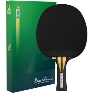 JOOLA Hugo Calderano Infinity Carbon - Racchetta da ping pong ad alte prestazioni - Impugnatura ergonomica e confortevole - Gomme approvate ITTF - Racchetta da competizione per giocatori potenti