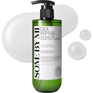 SOME BY MI Cica Peptide Shampoo Anticaduta Derma Cuoio Capelluto 285 ml - Shampoo coreano con Cica & peptidi - Rafforza le radici, riduce la caduta & lenisce il cuoio capelluto sensibile