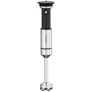 FRESKO Frullatore a Immersione 1000W, Velocità Variabile, Asta Acciaio Inox con Protezione per Pentole, per Pappe, Zuppe, Frullati, Purè e Salse, Nero