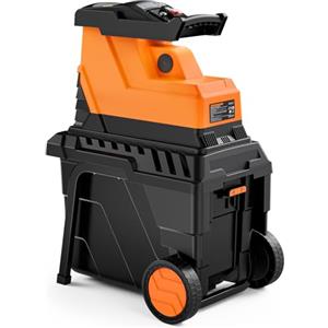 DOVAMAN GT10 Trituratore Rami, Motore Brushless da 2800W, 400Nm di Coppia, 88dB, Biotrituratore Elettrico con Rullo a 6 Denti, Distanza Regolabile, Tritura Fino a 45 mm, Protezione da Sovraccarico