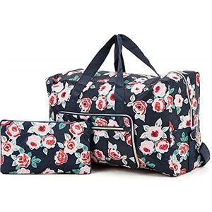 Arxus Grande Borsone Pieghevole da Borsone da Trasporto con Borsa da Viaggio e Tracolla (Rosa)
