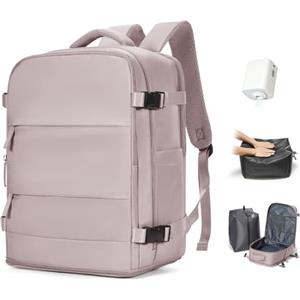 BJLFS Zaino Ryanair 40x30x20 Donna Zaino da Viaggio aereo Bagaglio a mano 40x30x20 Sottovuoto con porta scarpe Borse da Cabina per Wizzair Zaini Casual impermeabile per laptop da 14 pollici