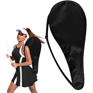 LADFRTYU Borsone Tennis Borsa for Racchetta Da Badminton Borse Tennis A Spalla Singola Impermeabili for Adulti Uomini Donne Copertura Protettiva