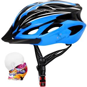 ioutdoor Casco da Bicicletta CE EN1078, Corpo in EPS + Guscio PC, Robusto e Ultraleggero, con Visiera Rimovibile e Imbottitura, con Archetto Libero, Casco da Ciclismo Regolabile (56-64 cm)