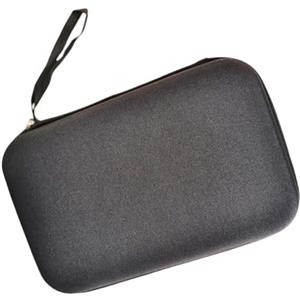 EcoLivzen Custodia protettiva rigida per racchette da ping pong, custodia in EVA per 2 racchette e 6 palline, tessuto Oxford per uso club