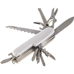 PROMO SHOP Coltello Multiuso 11-in-1 Strongman · Coltellino Svizzero eccellente come regalo Personalizzato · Coltellino Multiuso Tascabile ideale per campeggio, escursionismo, pesca, ecc.