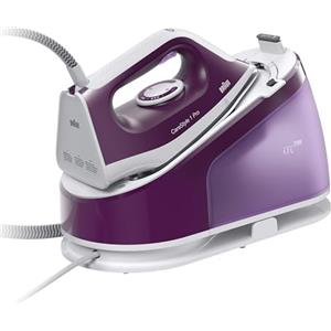 Braun CareStyle 1 Pro - Sistema Stirante a Vapore con Caldaia, Ferro da Stiro con Potente Getto Vapore, Piastra FreeGlide 3D, Serbatoio 1,7 L, Stiratura Veloce ed Efficiente, Viola (IS1514VI)