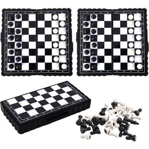 SHUOHONG 3 Pezzi Scacchiera Magnetica Pieghevole Scacchiera Magnetica Piatta e Liscia Chess Board Facile da Riporre Scacchi Adatta a Bambini Studenti Giocatori di Scacchi e Familiari