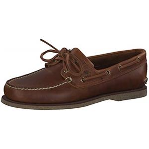 Timberland Classic 2 Eye, Scarpe da Barca Uomo, Marrone Brown Sahara, 42.5 EU