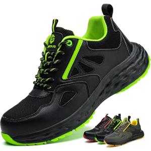 ISOOUS Scarpe Antinfortunistiche Uomo Donna Leggero Punta in Plastica | Scarpe da Lavoro Isolamento Comode Antiscivolo Traspiranti Scarpe da Sicurezza Cucina Cantiere Edilizia