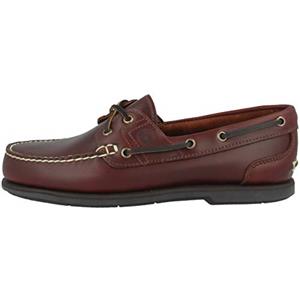 Timberland Classic 2 Eye, Scarpe da Barca Uomo, Marrone Brown Rootbeer Smooth, 42.5 EU
