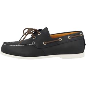 Timberland Uomo Scarpe da Barca in Pelle Cedar bay, Navy Full Grain, 41.5 EU