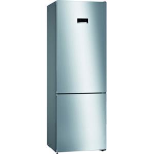 Bosch Serie 4 KGN49XLEA frigorifero con congelatore Libera installazione 438 L E Acciaio inossidabile - EX DEMO prodotto con imballo aperto ammaccato sul lato