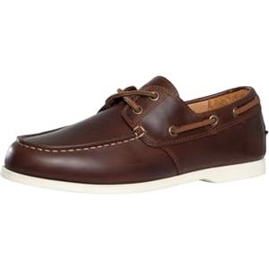 Timberland Uomo Scarpa da Barca in Pelle Cedar bay Essential, Rust Full Grain