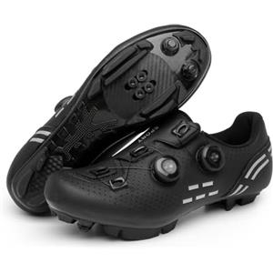ENEN Scarpe MTB Uomo, Scarpe da Ciclismo Uomo, Scarpe Spinning Donna, Scarpe MTB SPD, Scarpe Mountain Bike Compatibili con Pedali SPD 2 Bulloni con Tacchette, Scarpe Bici, Vari Colori Disponibili
