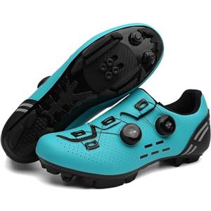 ENEN Scarpe MTB Uomo, Scarpe da Ciclismo Uomo, Scarpe Spinning Donna, Scarpe MTB SPD, Scarpe Mountain Bike Compatibili con Pedali SPD 2 Bulloni con Tacchette, Scarpe Bici, Vari Colori Disponibili