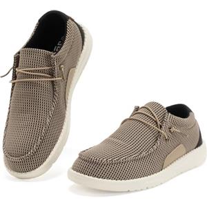 JOMIX Mocassini Uomo Estive Slip on,Scarpe da Barca e da Vela Casual,Calzatura Senza Lacci Sportive,Suola Eva Antiscivolo con Supporto Plantare per Uso Quotidiano
