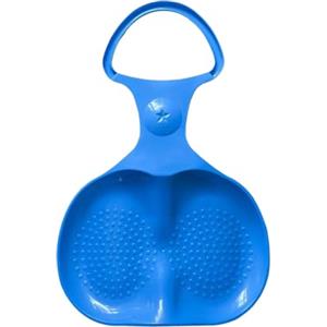 Generisch Slittino da neve, 54 x 37 cm, accessorio invernale per esterni, slittino portatile per famiglie, bambini, adulti, adolescenti, visitatori, vacanze scolastiche, cortile, resort, parco