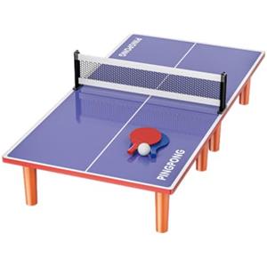 Generic Set da tavolo da pong portatile, tavolo da pong, pieghevole con 2