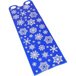 Luxshiny Slittino da Neve Portatile per Adulti con Maniglie, Tappetino Flessibile in PE Leggero per Divertimento Invernale e Avventure sulla Sabbia