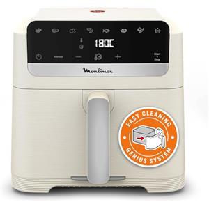Moulinex Easy Fry Mega Compact, Friggitrice ad Aria, Risparmio Energetico, Capacità 7.5L, Frontale Rimovibile, EZ866A