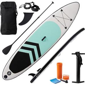 Relaxdays Tavola SUP gonfiabile multicolore, Drop-Stitch