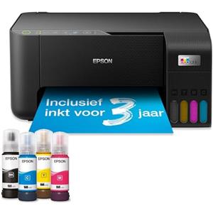 Epson EcoTank ET-2865 - Multifunktionsdrucker - Farbe - Tintenstrahl - ITS - A4 (Medien) - bis zu 10 Seiten/Min. (Drucken) - 100 Blatt - USB, Wi-Fi - Schwarz (C11CJ67433)