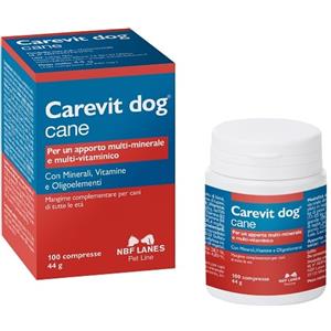 N.B.F. LANES Srl carevit dog flacone 100 compresse appetibili