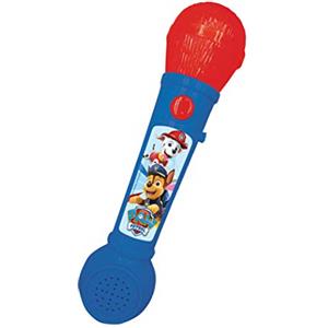 Lexibook, Paw Patrol, Microfono Luminoso per Bambini, Gioco Musicale, Altoparlante Integrato, Effetti Luminosi, Melodie dimostrative Incluse, Blu/Rosso, MIC80PA