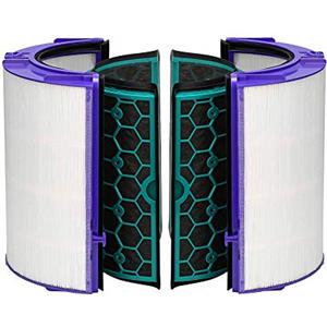 TeKeHom TP04 Filtro per Dyson DP04 HP04 Pure Cool Purifier Fan Filtro HEPA & Filtro interno a carbone attivo Sostituire per 969048-02