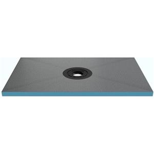 Mai & Mai Piatto Doccia da Piastrellare in Rigida Polistirene 75x120x4cm | Mai & Mai Piatto Doccia da Piastrellare in Rigida Polistirene, Pronto da Piastrellare per Bagno, Tagliabile XPS-Duschboard01