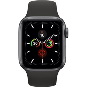 Apple Watch Series 5 (2019) | 40 mm | Alluminio | GPS + Cellular | grigio siderale | Cinturino Sport nero
