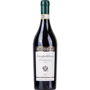 Ricossa Barbaresco Docg Biologico Campolibero - Vino Rosso Piemontese da Uve Nebbiolo - Etereo, Longevo, Complesso - 14% Vol - 750ml
