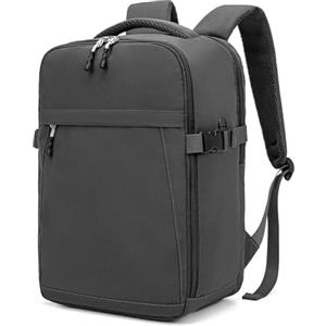 Xkdoai Zaino 40x30x20 per Ryanair Bagaglio a Mano 40x30x20 Zaino da Viaggio Aereo Bagaglio a Mano Borse da Cabina Zaini per PC Portatili 14 Pollici con Borsa per Bottiglie
