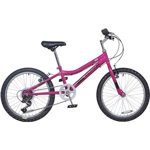 Wildtrak - Bicicletta da 20 pollici per bambini dai 6 ai 9 anni con freni regolabili - Rosa