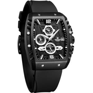 Naviforce Orologio al quarzo da uomo con indicazione automatica della data e della settimana, orologio da polso analogico