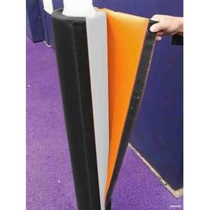 Generic Cuscinetti per pali e colonne resistenti per pali in metallo alti da 1,2 a 2,4 m, protezione ammortizzante per canestri da basket e pali rotondi esterni, adatto per ID da 5-25 cm