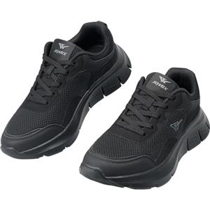 JOMIX Sneakers Uomo Scarpe Running Casual Comode Leggere Traspiranti Modello Ergonomico con buona aderenza al Piede e Massimo Comfort Ideale per Camminata Outdoor Palestra,Nero,41 EU