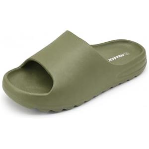JOMIX Ciabatte Uomo Estive in EVA Slip On,Pantofole Comode Leggere in Gomma con Suola Antiscivolo,Pratiche per Tutti i Giorni di Uso Quotidiano,Verde Militare,40-41 EU