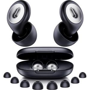Fioobie 2026 Fioobie Tappi Orecchie Dormire Pro - 46 dB Anti-Rumore (ASTM Testati) | Filtro Acustico (40-5000 Hz) | Dormire/Fianco, Lavoro, Viaggio, Studio, Concerti | Riutilizzabili (1000+ Lavaggi)