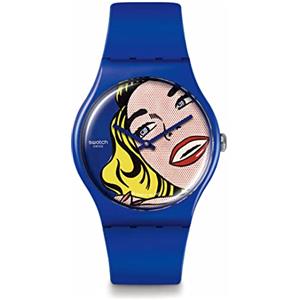 Swatch - Orologio in plastic. verde-verde-blu