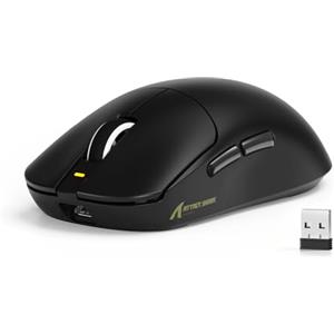 MAMBASNAKE X ATTACK SHARK X8SE 55g Mouse da gioco wireless ultraleggero-Fino a 25000DPI,sensore PAW3311,Tri-mode BT/2.4G/USB-C,80 milioni di clic,accelerazione 40G,500mAh,driver web,per Win/Mac-Nero