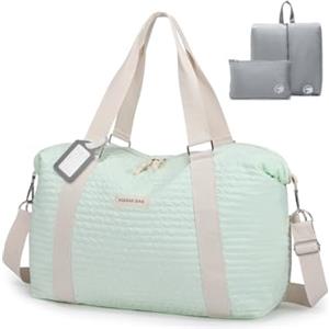 BAGZY Borsa Parto Ospedale Mamma Borsone Neonato Ospedale Borsone da Viaggio 25L Borsoni da Viaggio Impermeabile Borsa Maternità Bagaglio a Mano per Weekend Sportiva Palestra Cabina Uomo Donna Verde