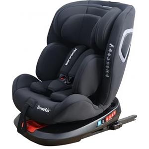 Baroni Kids Seggiolino Auto i-Size 40-150 cm ISOFIX Girevole 360° Reclinabile, Dalla Nascita fino a 12 Anni (Standard + Isofix)