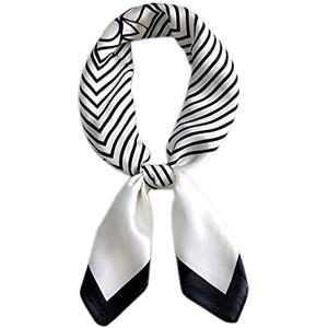 CCAIPU Sciarpa di Seta da Donna, Elegante e Leggera Sciarpa da Lavoro Raso Foulard per adatta a tutte le occasioni
