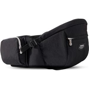 SUNVENO Sedile Ergonomico Porta Bebè - Hüftsitz Marsupio Neonato con Cintura Regolabile, Seduta Antiscivolo e Traspirante, Comodo Supporto per Neonati fino a 20 kg